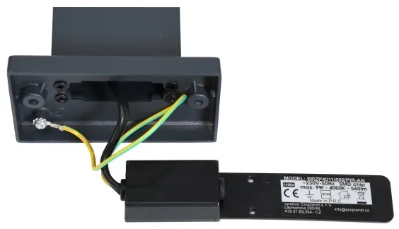 Lampă LED de exterior cu senzor Brilagi ARCELO LED/9W/230V 50 cm IP44