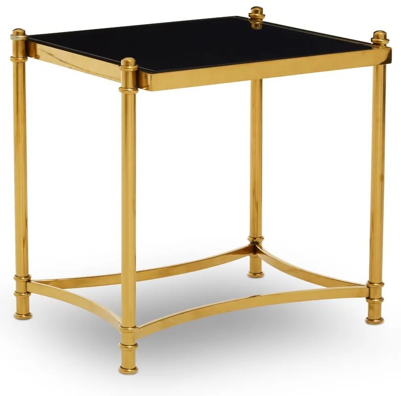 Măsuță auxiliară cu blat din sticlă 50x56 cm Ackley – Premier Housewares