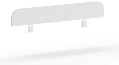 Set AMORI în alb format dintr-un Pat copii Vipack fără cap (90 x 200 cm), un sertar de Pat copii și o protecție împotriva căderii.