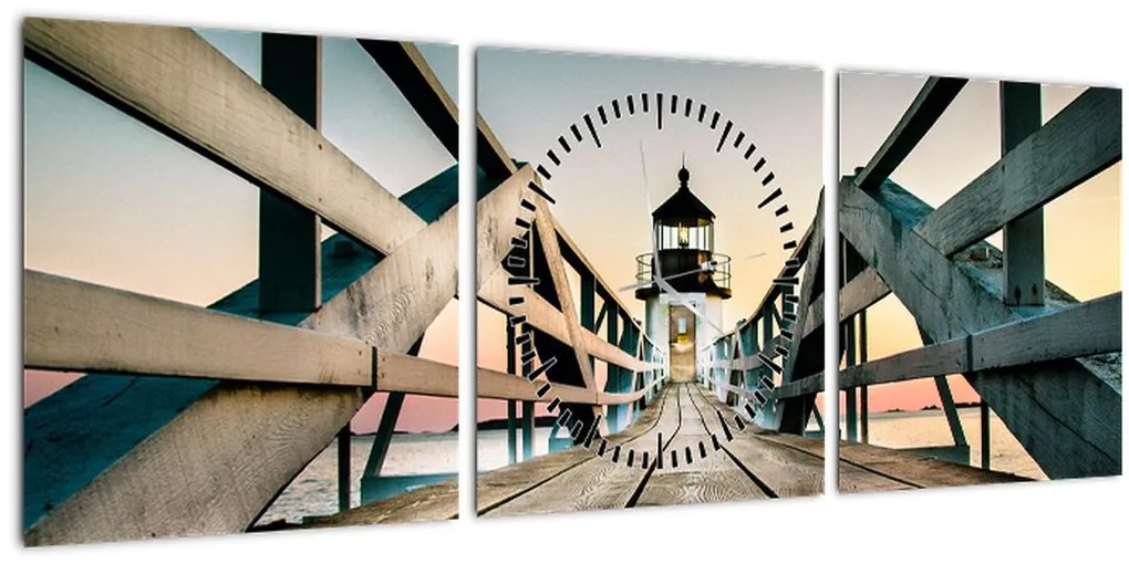 Tablou - pe dig (cu ceas) (90x30 cm)