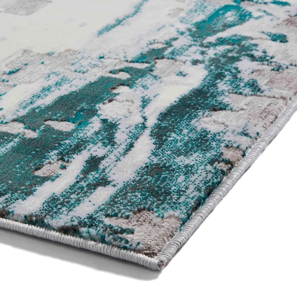 Covor Think Rugs Apollo, 120 x 170 cm, gri-verde