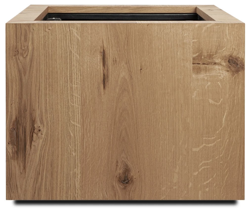 Ghiveci din lemn cu auto-irrigare TAMMI, quadrat, mai multe variante - Hobby Flower Dimensiuni: 54 x 54 x 40, Culoare: lemn rustic