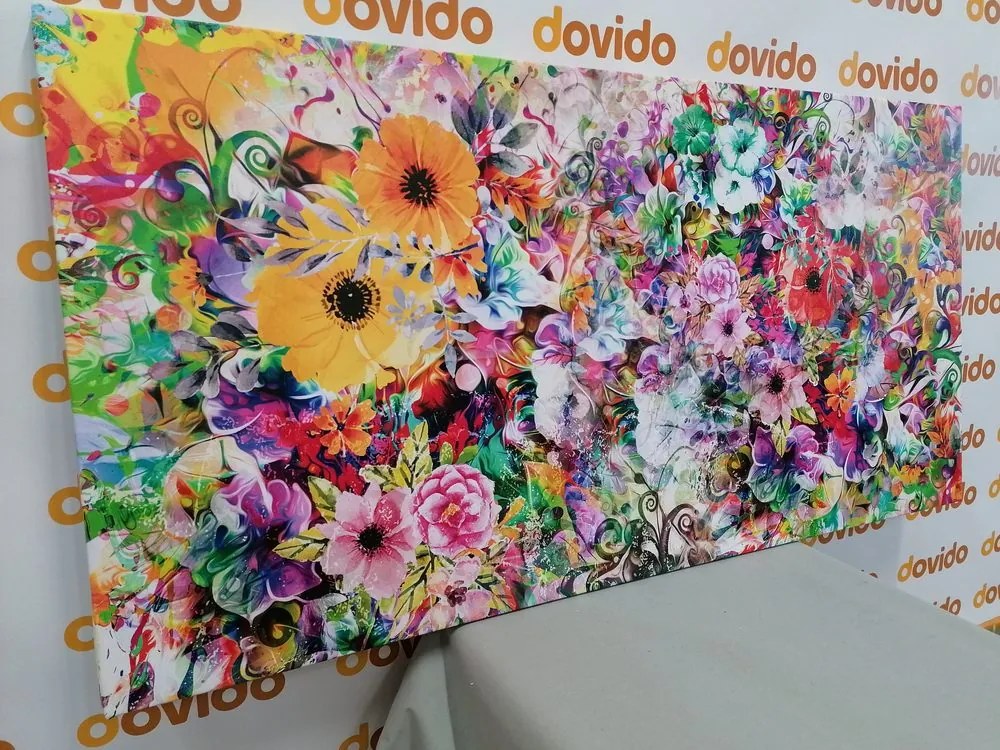 Tablou flori colorate
