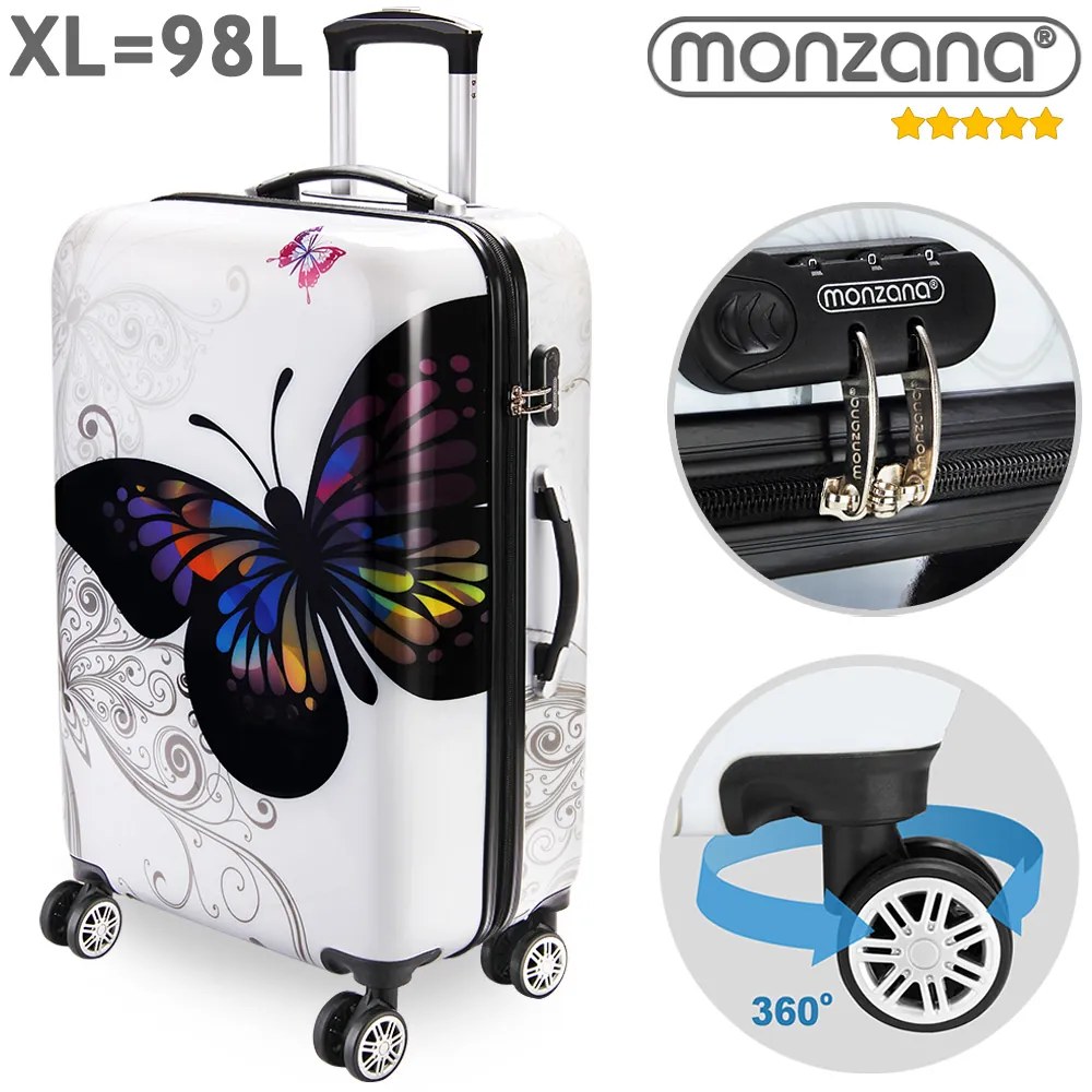 Deuba Geanta de voiaj Butterfly XL