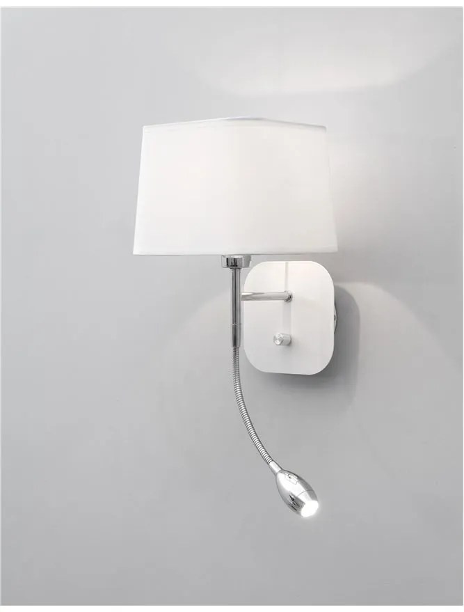 Aplica perete cu reader LED design modern Montato NVL-6916202