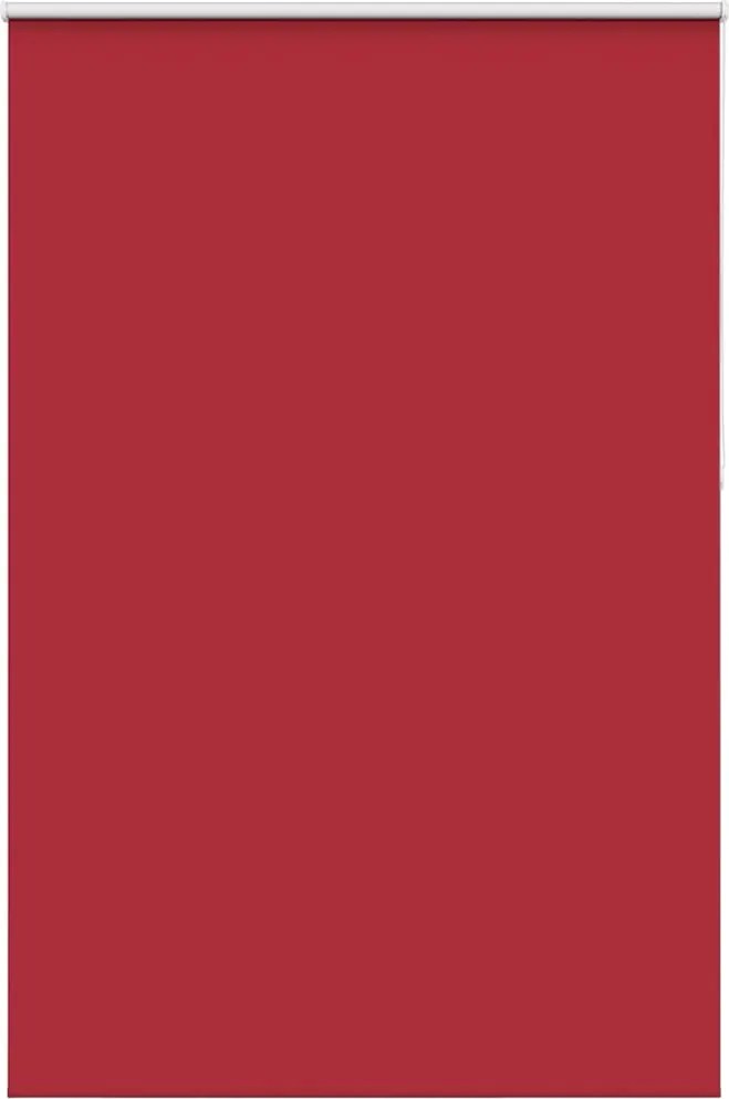 vidaXL Jaluzea cu role opace Roșu 155x210 cm Lățime material 151,6 cm
