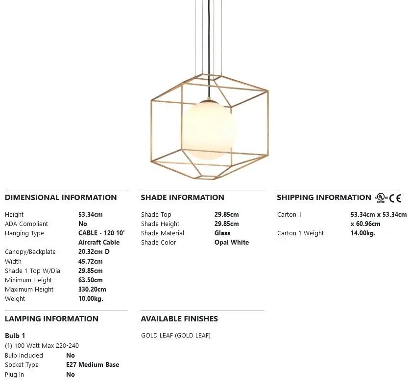 Pendul LUX design deosebit SILHOUETTE small, cu abajur sferic din sticla