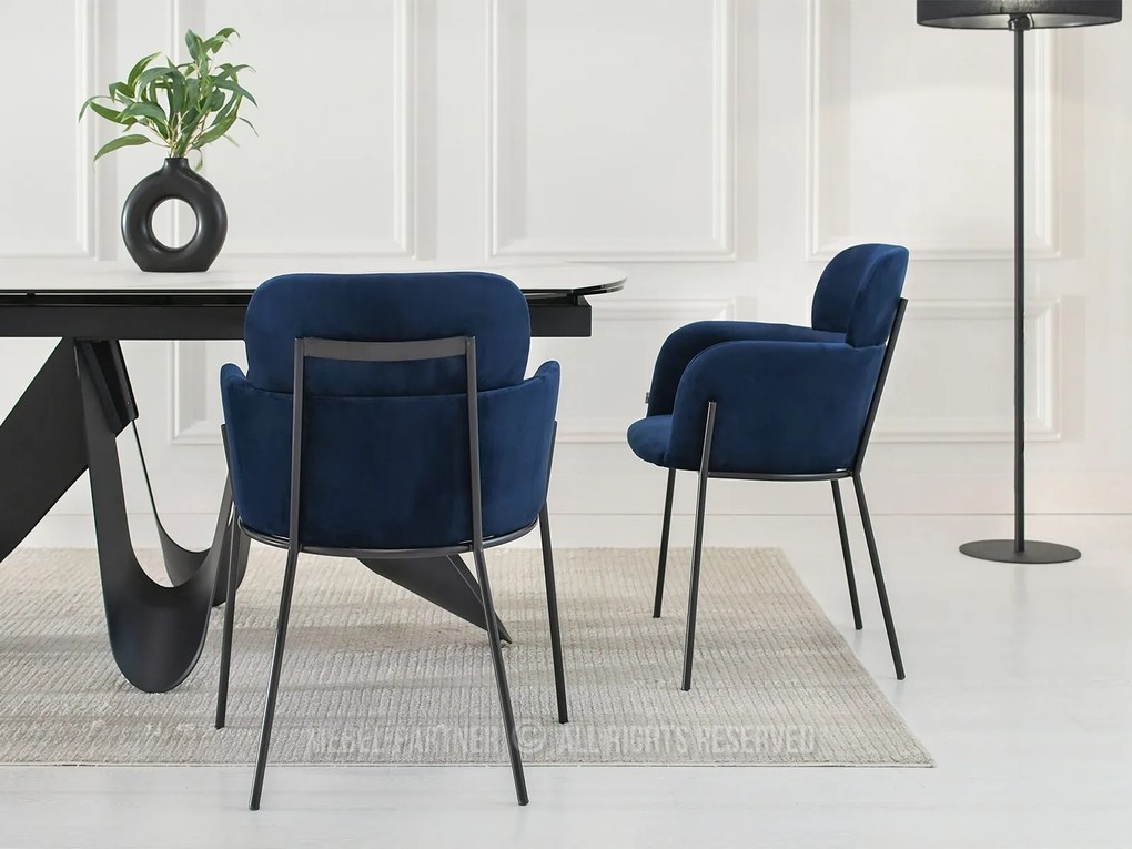 Scaun Baggie K (albastru marin + negru). Promo -20%. 1110945