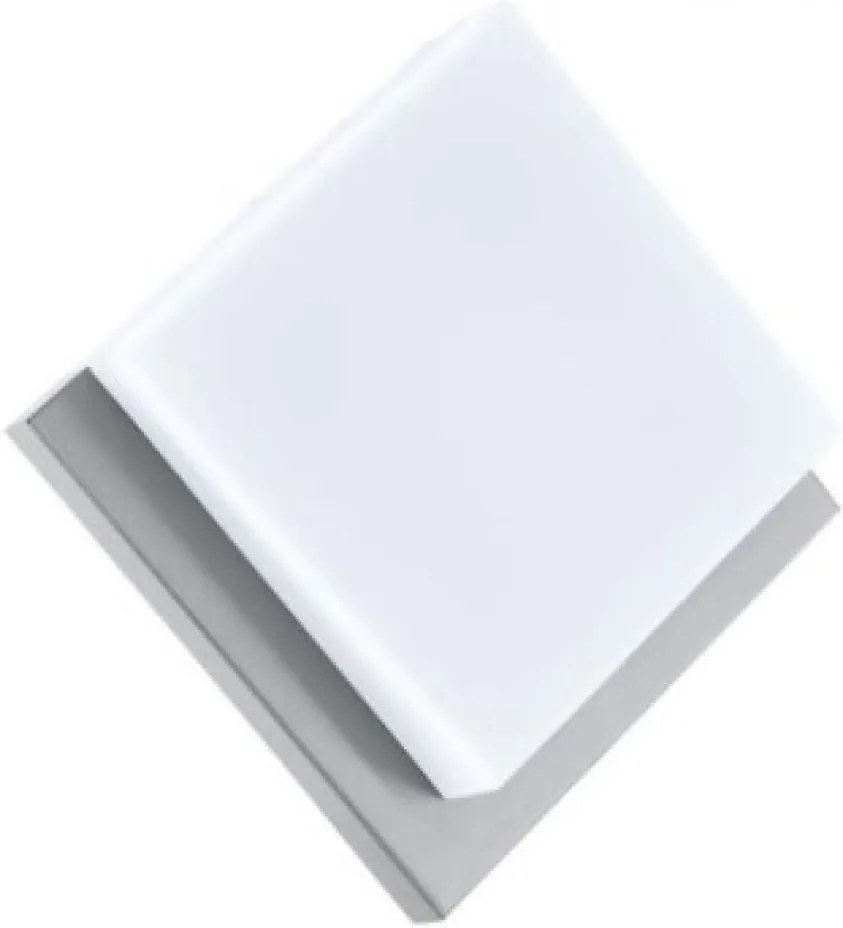 Aplica de exterior cu LED Eglo Modern Infesto 1 8.2 W 25x25 cm inox 94877