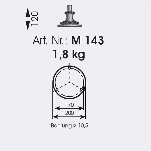 Stalp iluminat exterior din fier forjat, inaltime 58cm, AL 6803