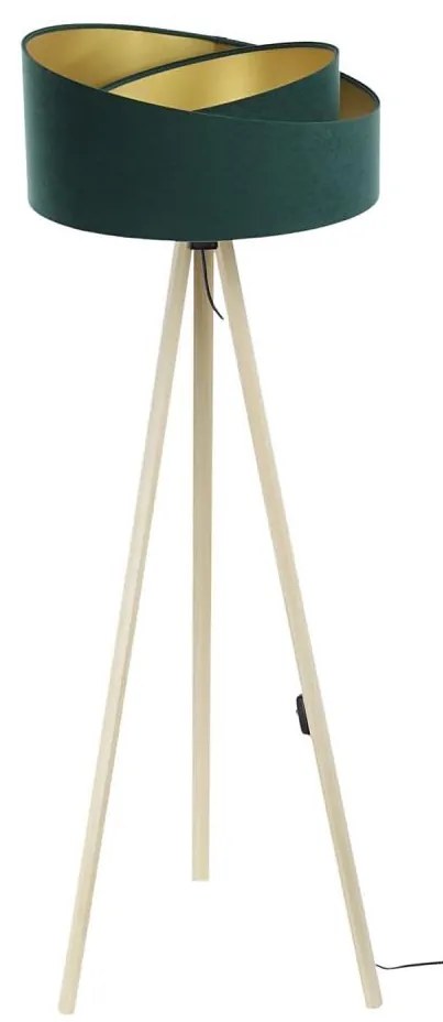 Lampadar GALAXY 1xE27/60W/230V verde/bej