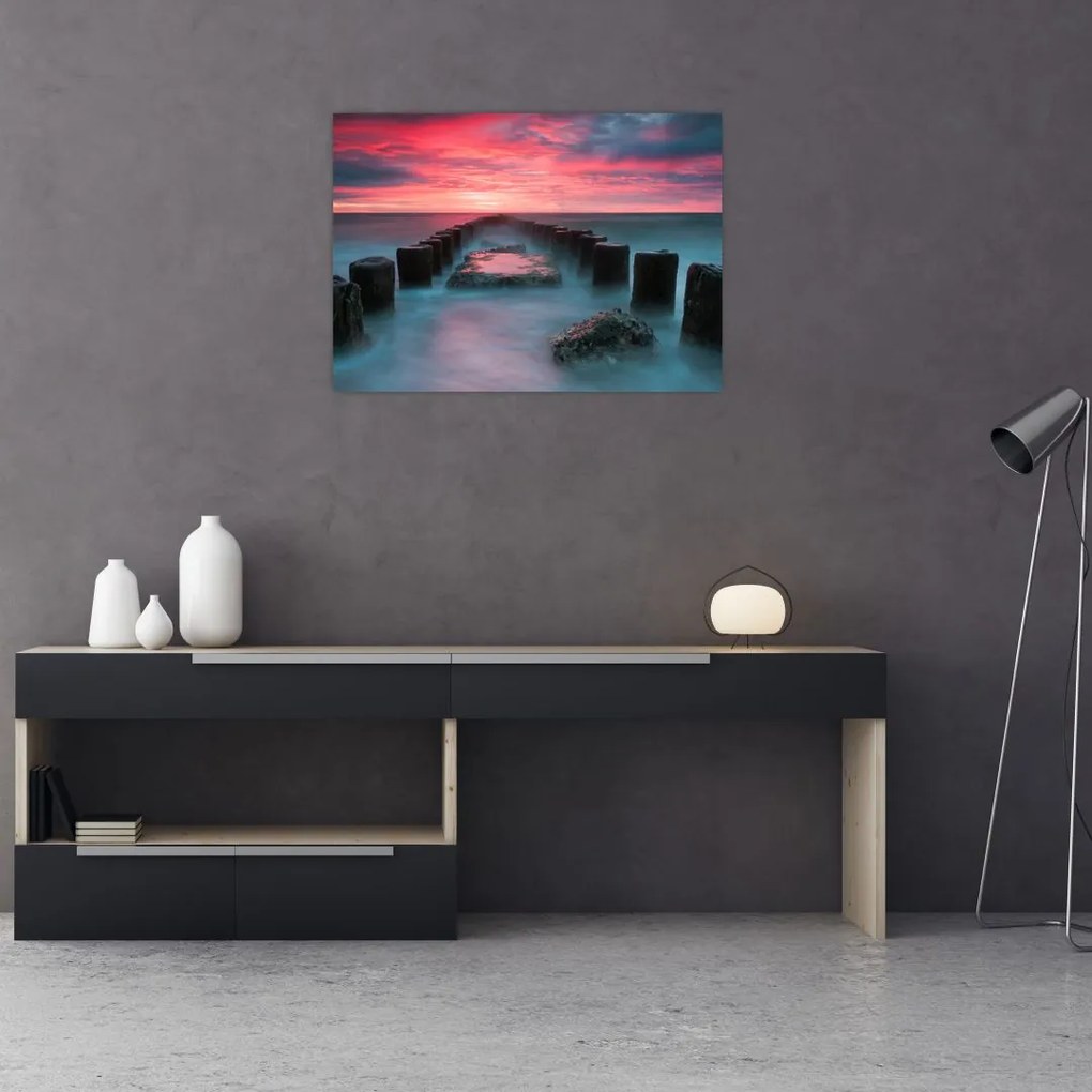 Tablou - Pietre în mare (70x50 cm)
