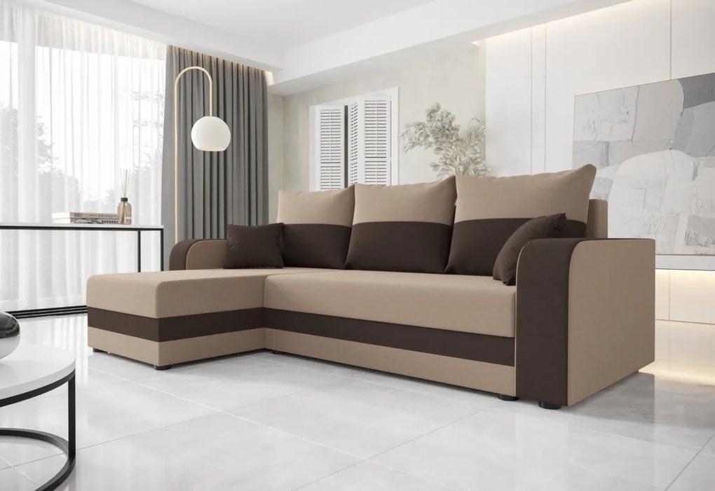 Supermobel Colțar extensibil HEWLET, 235x90x140 sawana 05/sawana 21