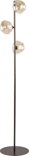 Brilagi - Lampă de podea VULCANO 3xG9/8W/230V bronz/bej fumuriu