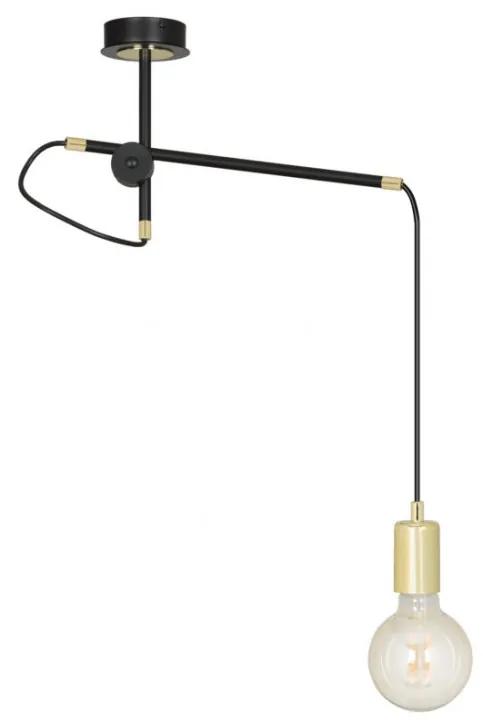 Pendul reglabil stil minimalist ARTEMIS 1 negru/auriu