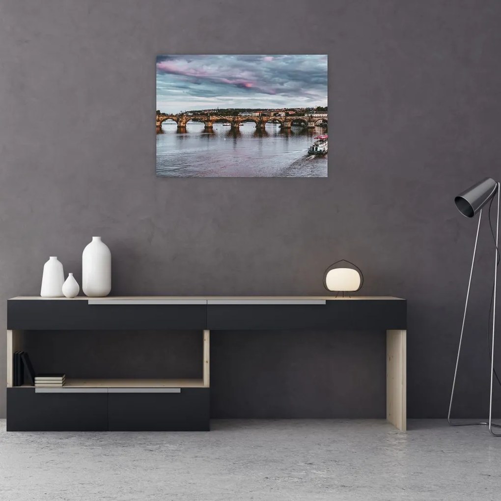 Tablou cu podul lui Carol (70x50 cm)