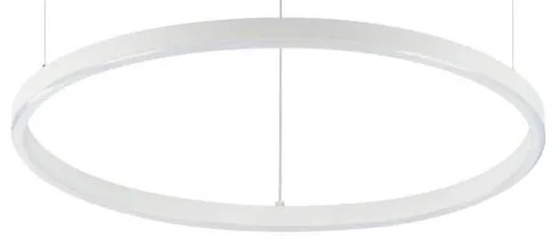 Ideal Lux - Lustră LED suspendată pe cablu ORACLE SLIM, 28 W, 230 V, 3000 K, Ø 50 cm, albă