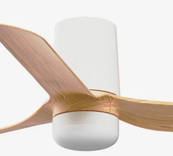 Ventilator LED dimabil FARO 33833-1TW MINI PUNT TUB S 10W 2700/4000/6000K + telecomandă