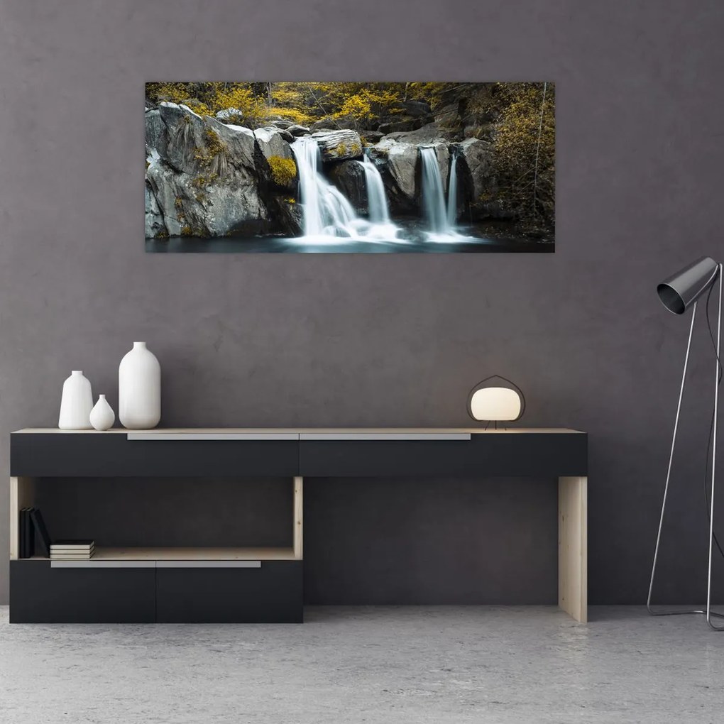 Tablou - Cascade, Lushan, China (120x50 cm)