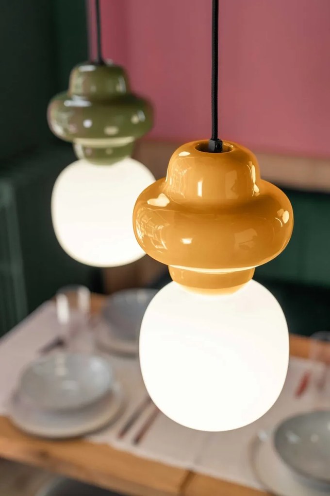 Lustra din ceramica design italian realizata manual Copacabana