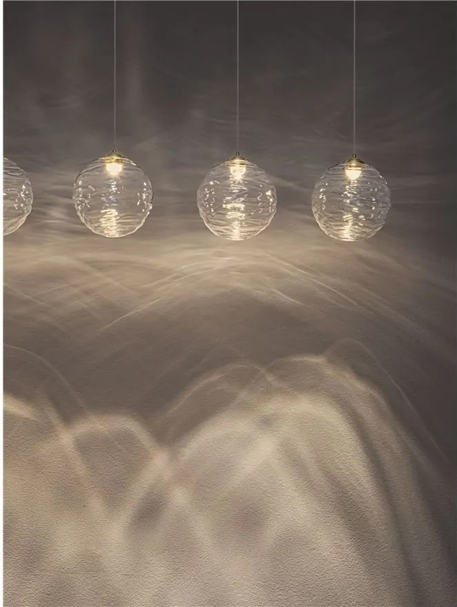 Lustra LED liniara design decorativ 2700K BLAZIK