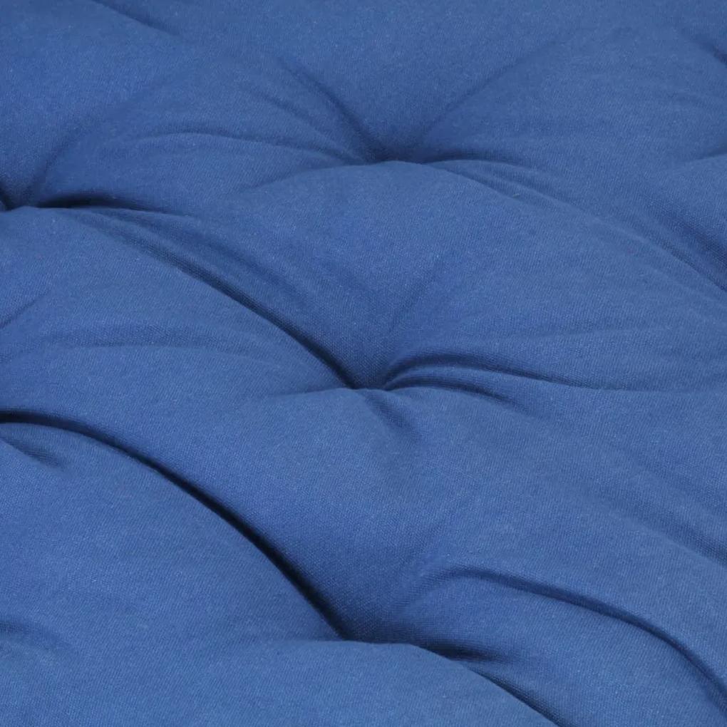 Perna podea canapea din paleti, bleu, 120 x 40 x 7 cm, bumbac 1, Albastru deschis, 120 x 40 x 7 cm