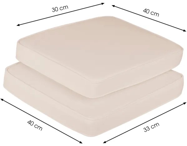 Set de perne crem pentru set de balcon Fieldmann