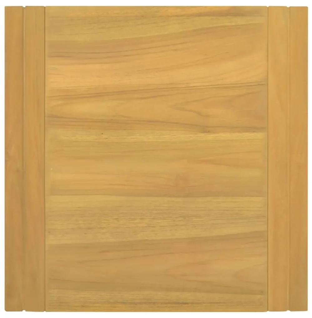 Dulap de baie suspendat, 45x45x30 cm, lemn masiv de tec Maro, 45 x 45 x 35 cm, 1