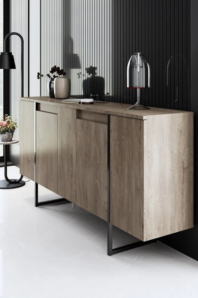 Mobilier living Luna (Nuc + Negru). 1073575