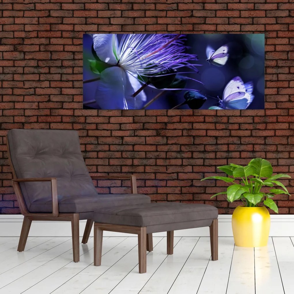 Tablou - Floare tropicală (120x50 cm)