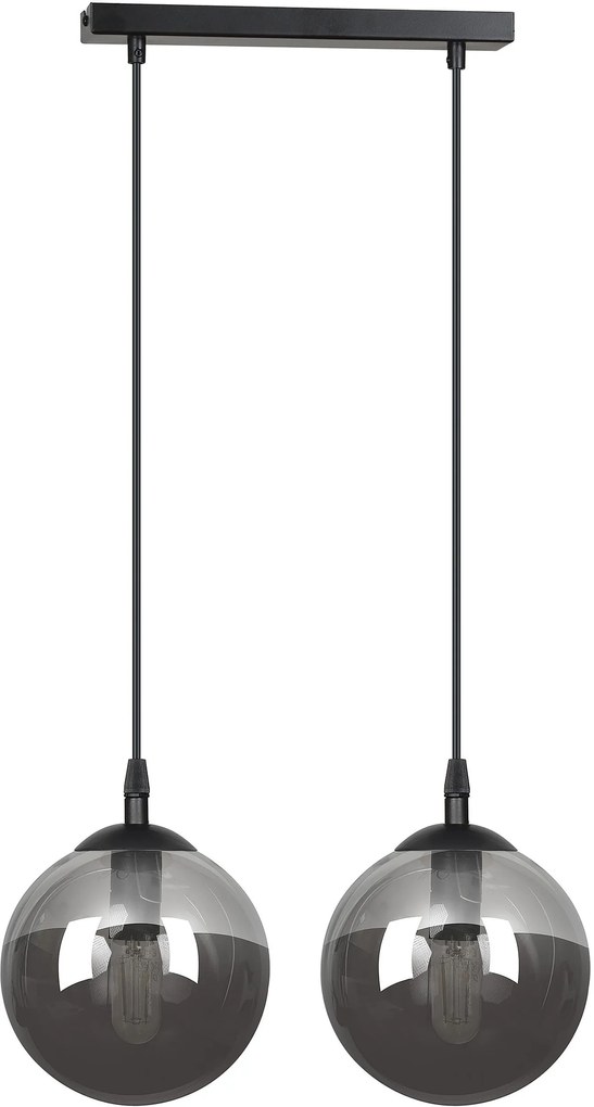 Emibig Cosmo lampă suspendată 2x40 W negru 7122