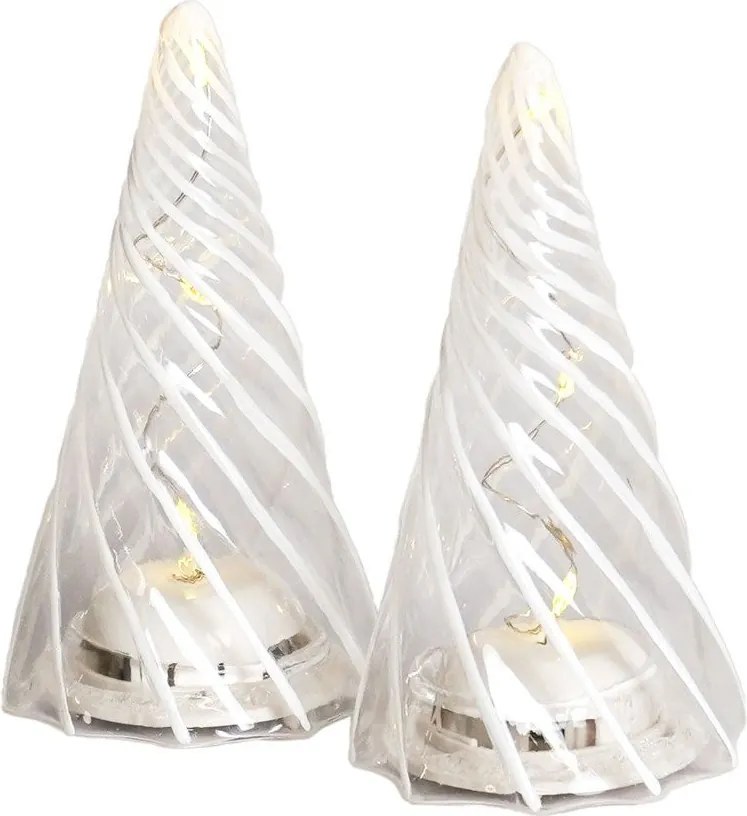 Decorațiune luminoasă de Crăciun 2 buc. ø 6 cm Vilma – Sirius