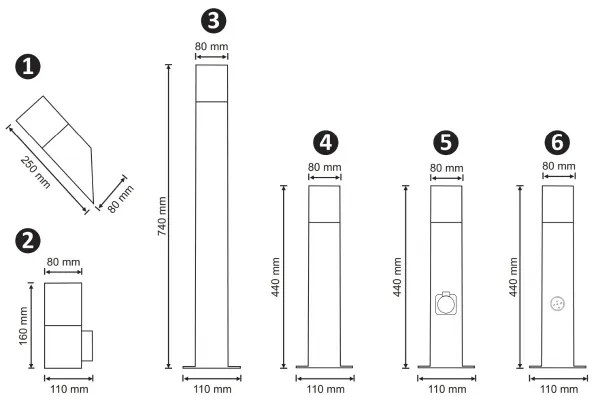 Corp de iluminat exterior NEW YORK 1xE27/40W/230V IP44 antracit
