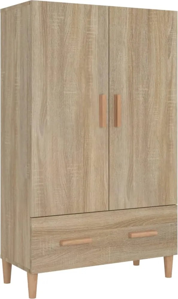 vidaXL Dulap înalt, stejar sonoma, 70x31x115 cm, lemn prelucrat