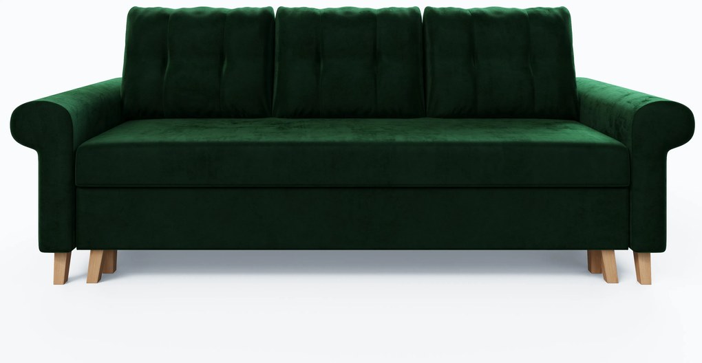 Canapea trei locuri Ostrol 2 (verde închis). 1042667
