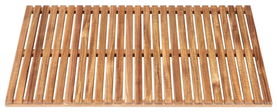 Covoraș de baie din lemn de salcâm, Wenko, 55 x 85 cm