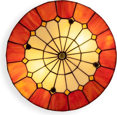 BRILAGI - plafonieră Tiffany cu vitralii SIENNA 2xE27/60W/230V Ø 40 cm