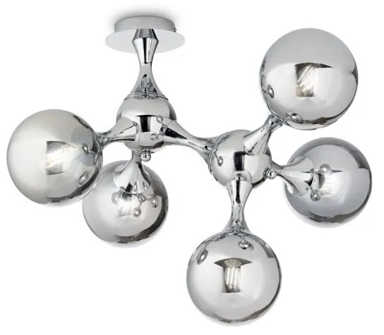 Plafoniera moderna NODI CROMO PL5 200484
