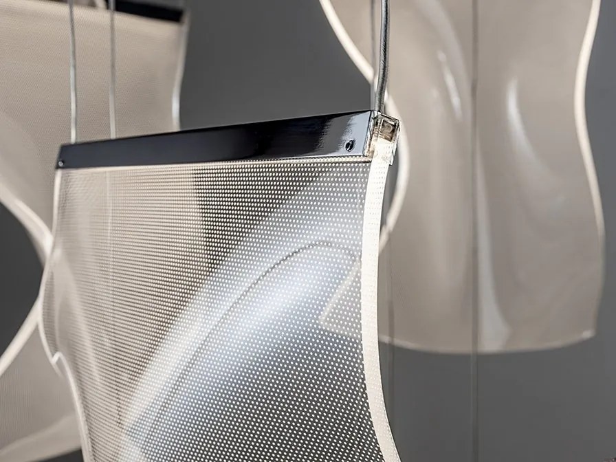 Lustra LED dimabila design exclusivist 50cm Velos II crom
