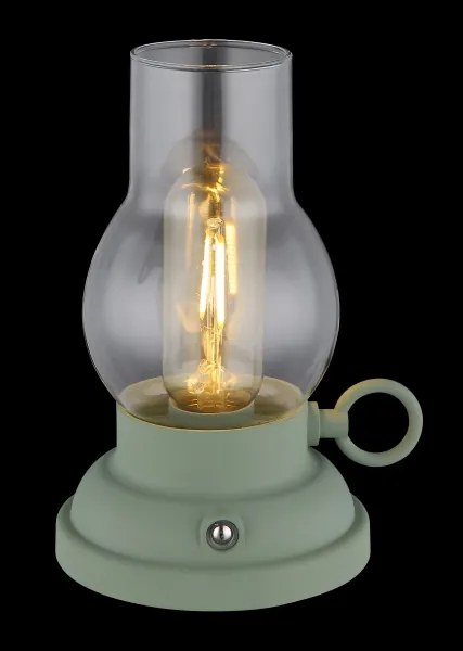 Lampă LED tactilă reîncărcabilă dimabilă de masă Globo 58016B PETRO LED/1W/3,7V 1200 mAh verde