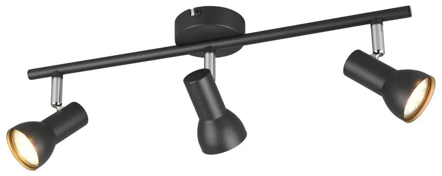 Spot negru ø 8 cm Cantar – Trio