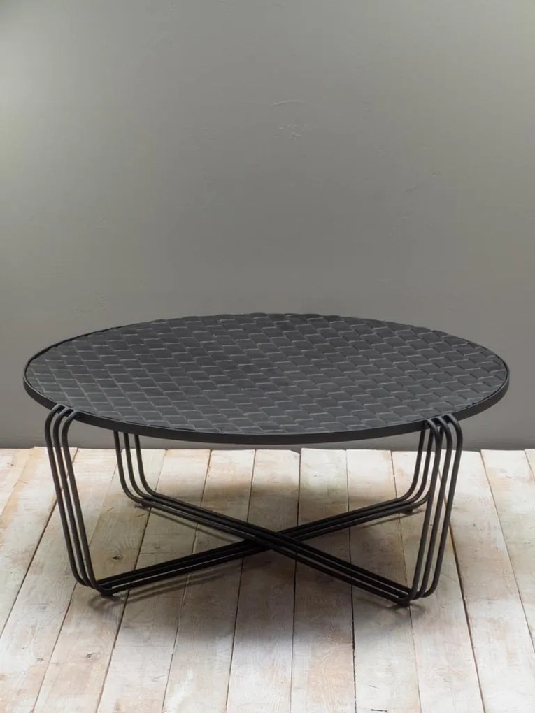 Masuta de cafea, rotunda, din lemn, Tyrolienne