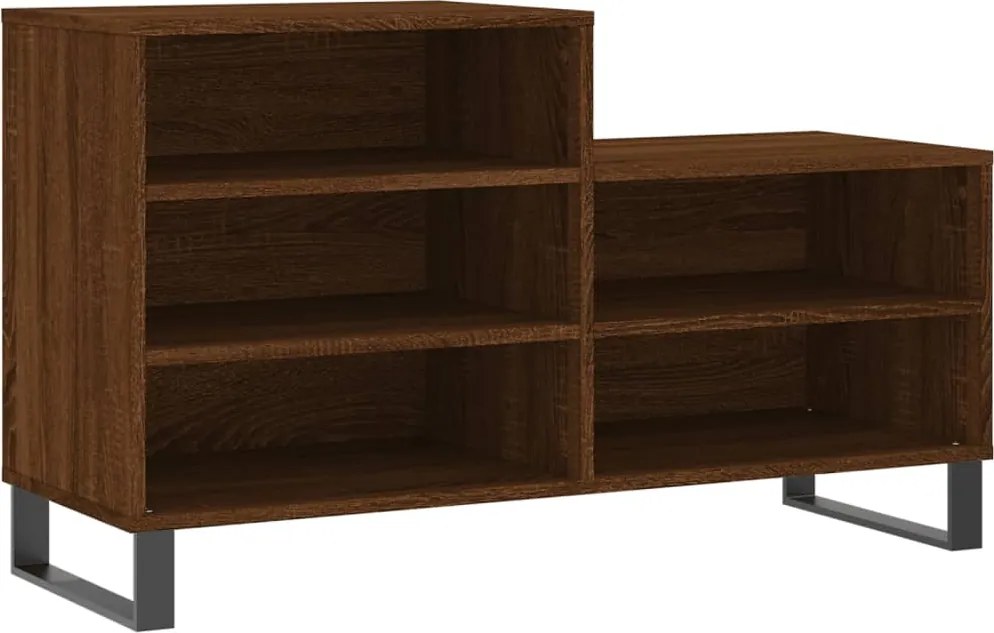 vidaXL Pantofar, stejar maro, 102x36x60 cm, lemn prelucrat