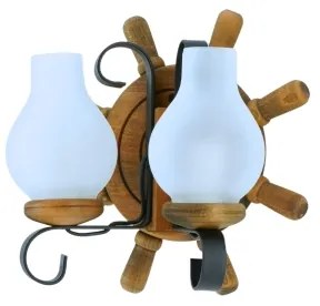 Aplică TIMONA 2xE14/40W/230V fag