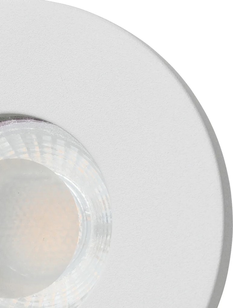 Spot inteligent de baie îngropat alb cu WiFi GU10 - Shed