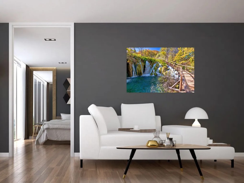 Tablou - Intrare in cascade (90x60 cm)