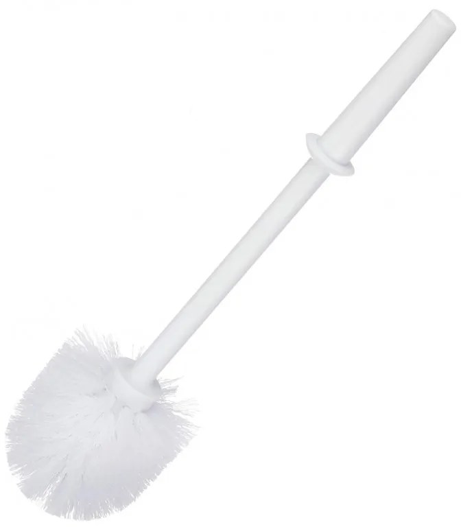 Perie pentru toaleta Brabantia ReNew 648989, 37,2 cm, Maner ergonomic, Alb