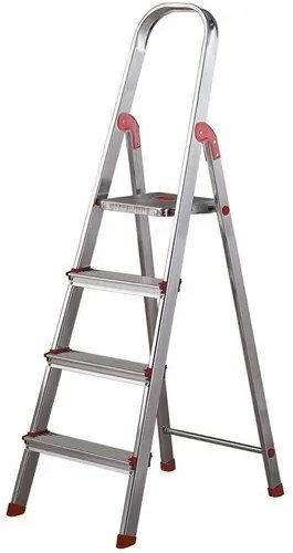 Scară din aluminiu pentru uz profesional  Rolser Unica, 4 trepte, 4 trepte