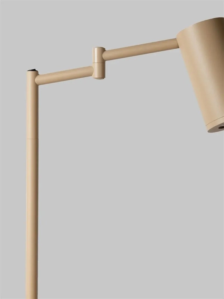 Lampa de podea din metal cu brat articulat Bilbao bej