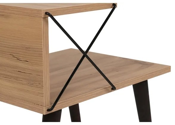 Noptieră CROSS 55x50 cm maro